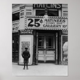 ヴィンテージ映画館マーキー – セントルイス – 1910 ポスター