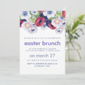ヴィンテージ春の花イースターブランチ 招待状 (スタンド正面)