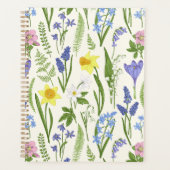 ヴィンテージ春の花 プランナー手帳 (正面)