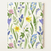 ヴィンテージ春の花 プランナー手帳 (裏面)