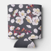 ヴィンテージ春の花：詳細壁紙。 缶クーラー (裏面)