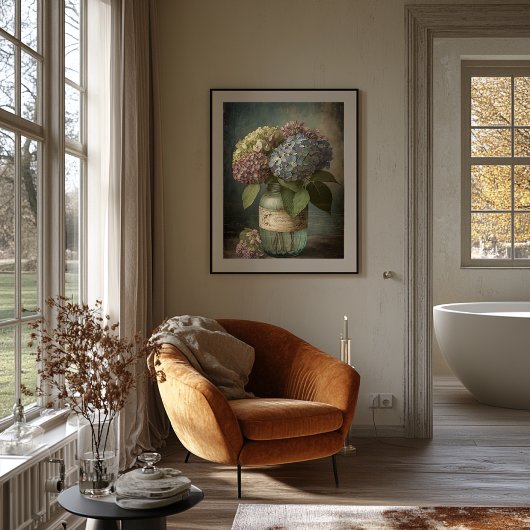 ヴィンテージ春アジランゲアプリント可能ウォールアート ポスター