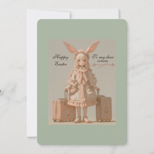 ヴィンテージ春イースター、 シーズンカード (正面)