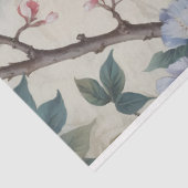 ヴィンテージ春ブルーバードデザインの切り離し 薄葉紙 (詳細)