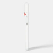 ヴィンテージ春レッドチューリップガーデンフラワーバイベスラー Case-Mate iPhoneケース (裏面 / 左)