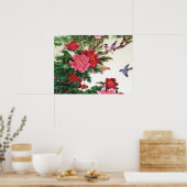 ヴィンテージ春作品日本のの夜明け ポスター (キッチン)