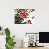 ヴィンテージ春作品日本のの夜明け ポスター (ホームオフィス)