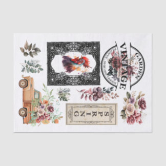 ヴィンテージ春分離紙要素 薄葉紙