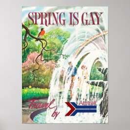 ヴィンテージ春旅行ポスター ポスター