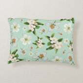 ヴィンテージ春花模様 アクセントクッション (裏面)