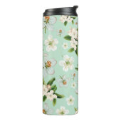 ヴィンテージ春花模様 タンブラー (回転左)