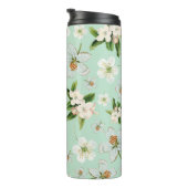 ヴィンテージ春花模様 タンブラー (回転右)