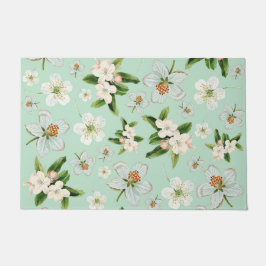 ヴィンテージ春花模様 ドアマット
