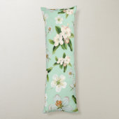 ヴィンテージ春花模様 ボディピロー (裏面 (縦))