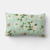 ヴィンテージ春花模様 ランバークッション (裏面)