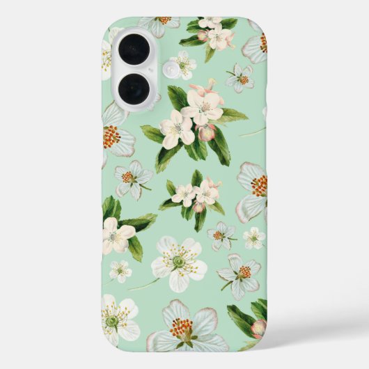 ヴィンテージ春花模様 Case-Mate iPhoneケース (裏面)