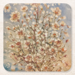 ヴィンテージ春花 スクエアペーパーコースター