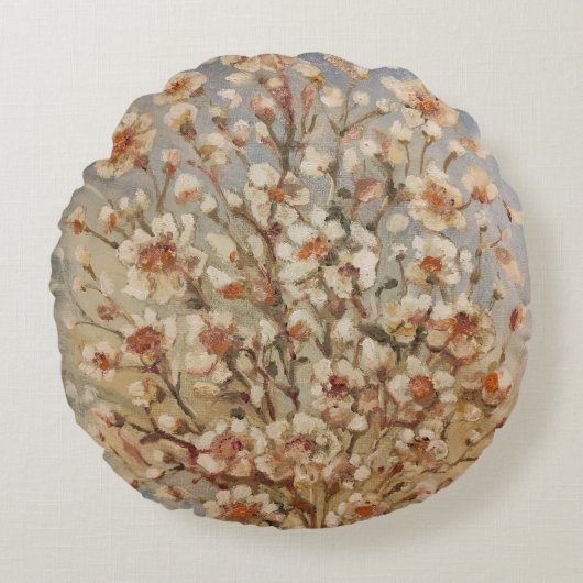 ヴィンテージ春花 ラウンドクッション (正面)