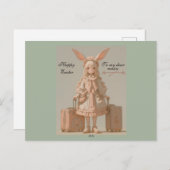 ヴィンテージ春、 ポストカード (正面/裏面)