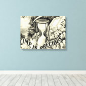 ヴィンテージ時大切間 キャンバスプリント (インサイチュ (ウッドフロア))