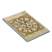 ヴィンテージ時計の古い詩の書ジャンクジャーナル ノートブック (右側)