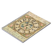 ヴィンテージ時計の古い詩の書ジャンクジャーナル ノートブック (左側)