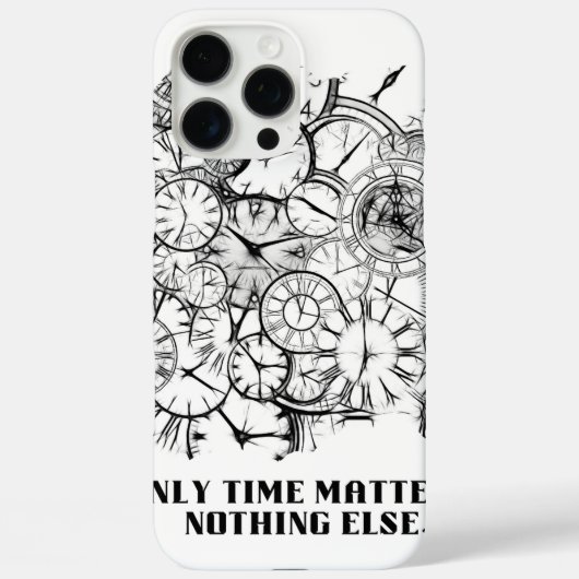 ヴィンテージ時計アートフォンケース - 美的デザイン Case-Mate iPhoneケース (裏面)