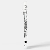 ヴィンテージ時計アートフォンケース - 美的デザイン Case-Mate iPhoneケース (裏面 / 左)
