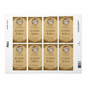 ヴィンテージ時計オン紙1周年記念ワインラベル ラベル (フルシート)