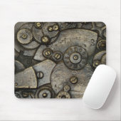 ヴィンテージ時計ギア機構 マウスパッド (マウス)