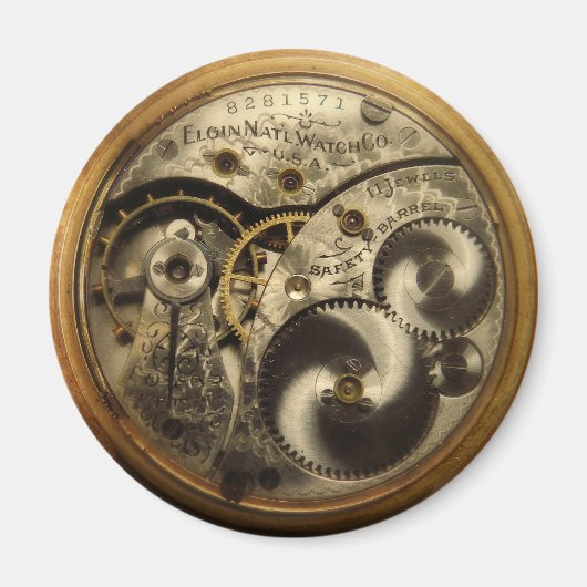 ヴィンテージ時計磁石 マグネット (正面)