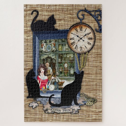 ヴィンテージ時計製造店 ジグソーパズル (縦)