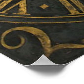 ヴィンテージ時計顔ポスター ポスター (角)