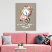 ヴィンテージ時計 – キャンバスプリント (インサイチュ (リビング))