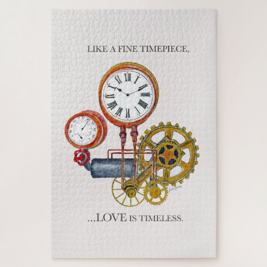 ヴィンテージ時計 ジグソーパズル (縦)