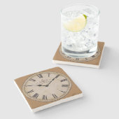 ヴィンテージ時計 ストーンコースター (横)