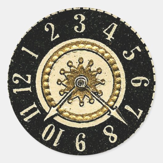 ヴィンテージ時計 ラウンドシール (正面)