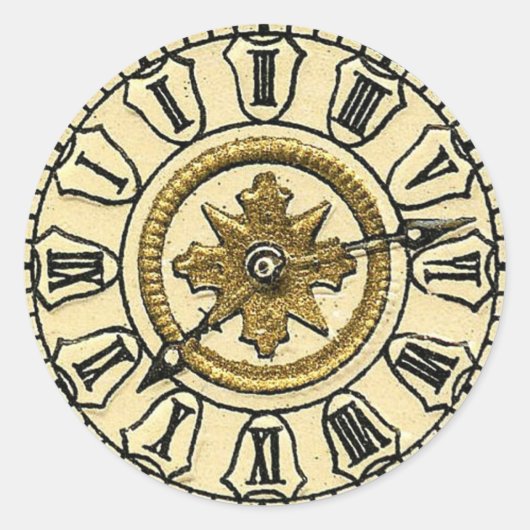 ヴィンテージ時計 ラウンドシール (正面)