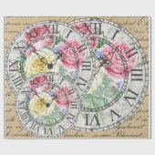 ヴィンテージ時計 ラッピングペーパー (フラット)