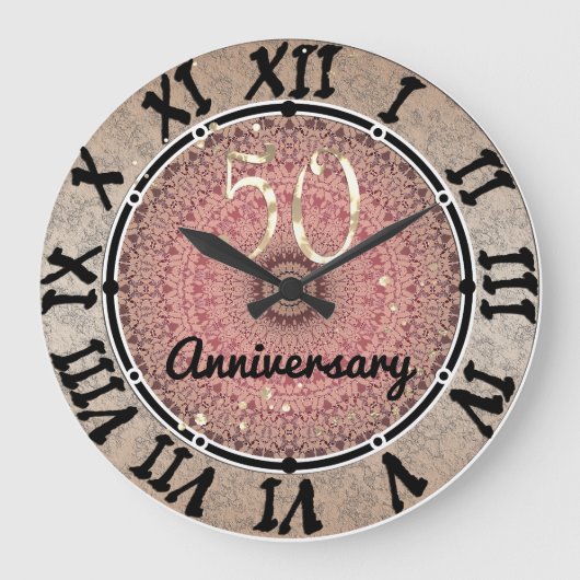 ヴィンテージ時計 ラージ壁時計 (正面)