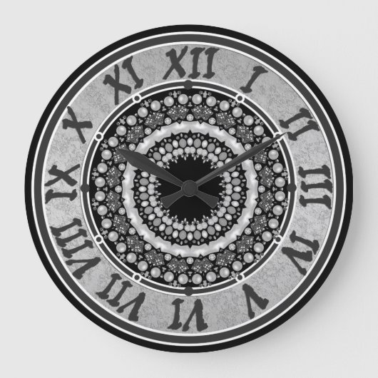 ヴィンテージ時計 ラージ壁時計 (正面)