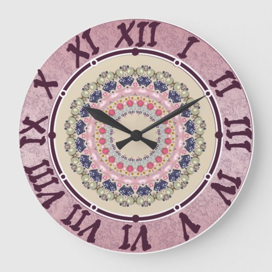 ヴィンテージ時計 ラージ壁時計 (正面)