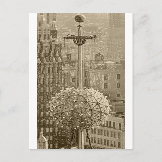 ヴィンテージ時間二乗 ポストカード (正面)