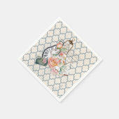ヴィンテージ時間 スタンダードカクテルナプキン (角)