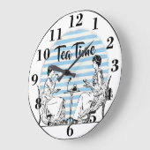 ヴィンテージ時間 ラージ壁時計 (傾斜)