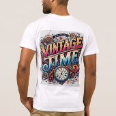 ヴィンテージ時間 Tシャツ (裏面)