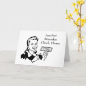 ヴィンテージ景気刺激検査 カード (黄色い花)