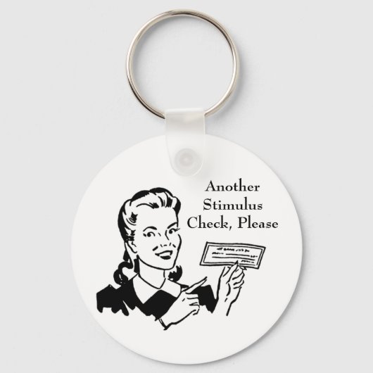 ヴィンテージ景気刺激検査 キーホルダー (正面)