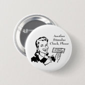 ヴィンテージ景気刺激検査 缶バッジ (正面&裏面)
