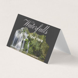 ヴィンテージ景観滝 名刺